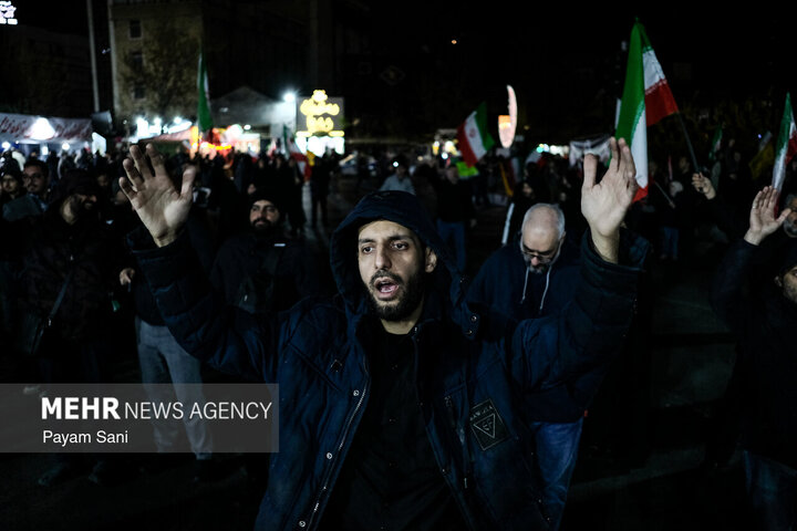 التجمعات الليلية لاهالي طهران