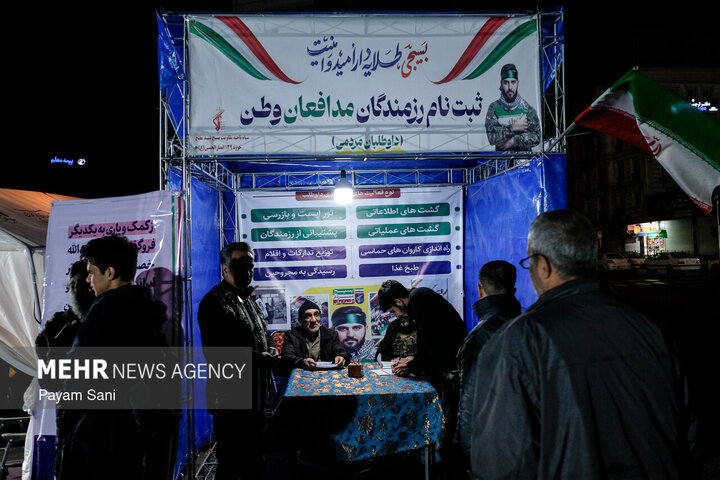 التجمعات الليلية لاهالي طهران