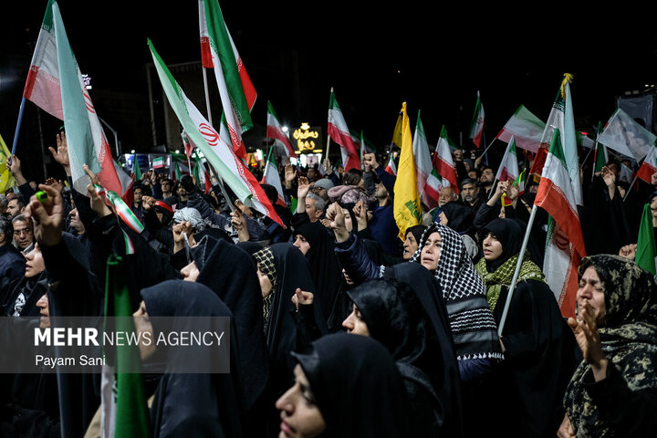 التجمعات الليلية لاهالي طهران