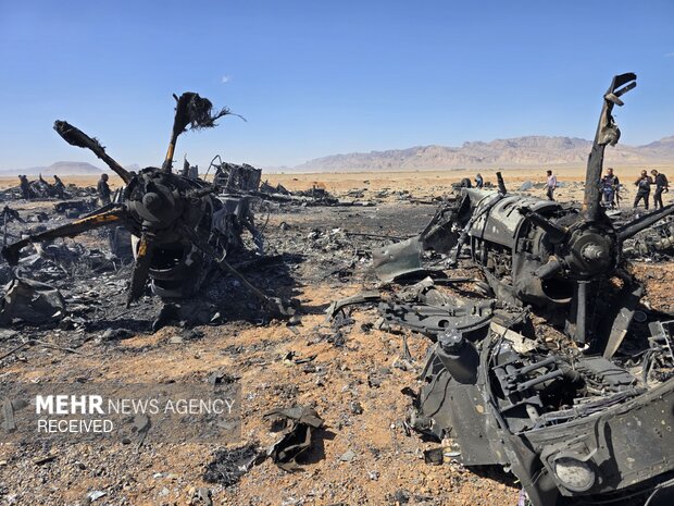 حطام الطائرات الأمريكية في ايران