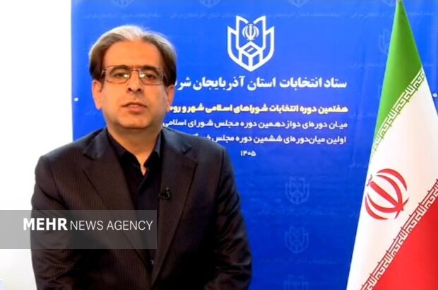 ۳۴۳۷ شعبه در آذربایجان‌شرقی آماده برگزاری ۳ انتخابات پیش‌رو خواهند بود