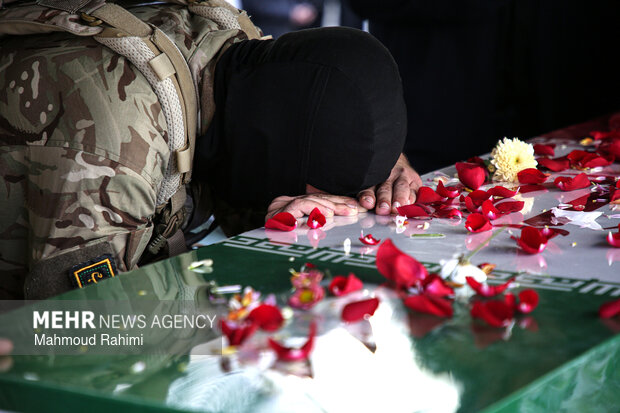 تشییع پیکر پاک شهید «محرمعلی خالقی» در زنجان