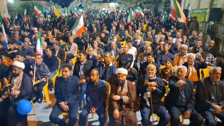 راهپیمایی و اجتماع باشکوه مردم آبدان