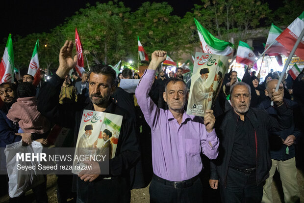 Tehraners denounce US-Israeli aggression against Iran
