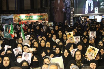 سی ششمین شب تجمع خلخالی ها در حمایت از رهبر انقلاب