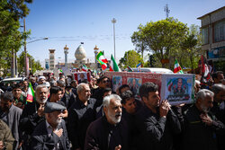 تشییع پیکر ۲ شهید والامقام اقتدار وطن در شیراز