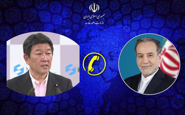 Iran, Japan FMs discuss consequences of US-Israeli aggression