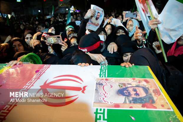 تشییع شهید «علیرضا امیر» در مشهد