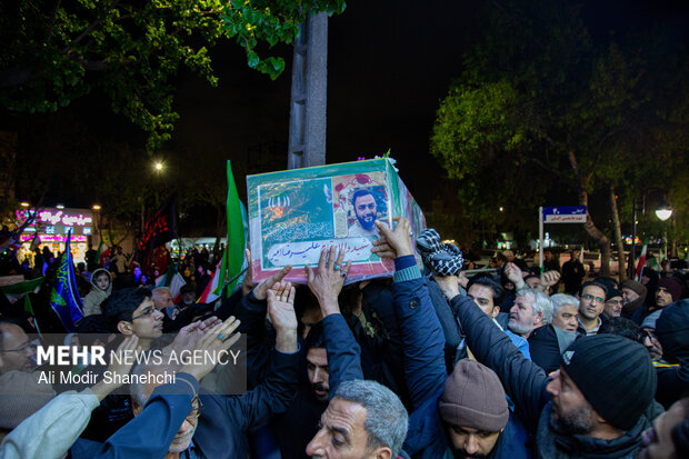 تشییع شهید «علیرضا امیر» در مشهد