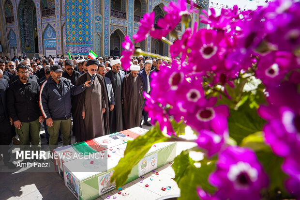 تشییع 2 شهید مدافع وطن در شیراز