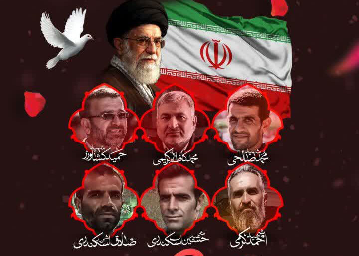 مراسم تشییع ۶ شهید مدافع وطن فردا در سپیدان برگزار می‌شود