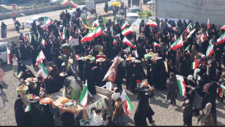 تجمع بانوان و دختران حامی جبهه مقاومت در بابل