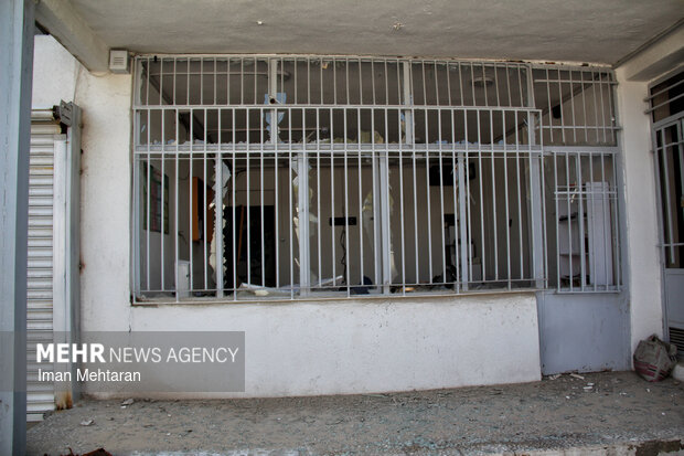 خسارت حمله صهیونیستی-آمریکایی به یک دبیرستان پسرانه در کرمانشاه