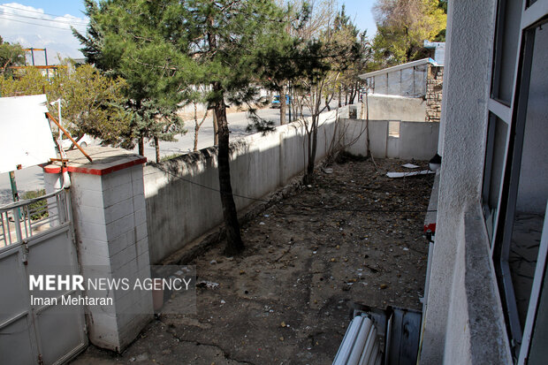 خسارت حمله صهیونیستی-آمریکایی به یک دبیرستان پسرانه در کرمانشاه