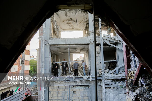 تجاوز آمریکایی- صهیونی به منطقه مسکونی در قم