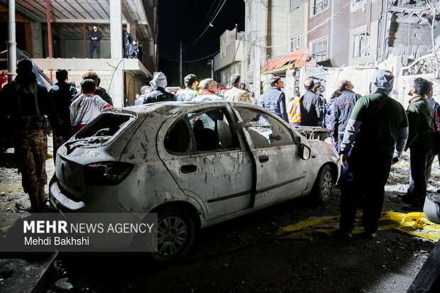 تجاوز آمریکایی- صهیونی به منطقه مسکونی در قم