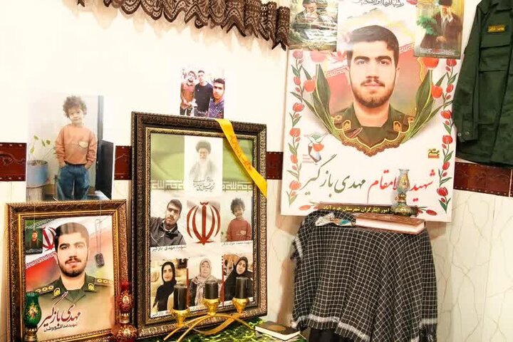 دیدار مسئول نمایندگی ولی‌فقیه در سپاه لرستان با خانواده شهیدان«بازگیر»