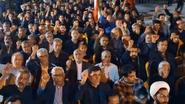 راهپیمایی و اجتماع باشکوه مردم آبدان