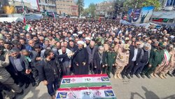 تشییع پیکر دو شهید مدافع وطن در پارس آباد مغان