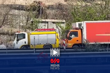 گزارش خبرنگار مهر از محل اصابت پست برق در غرب تهران