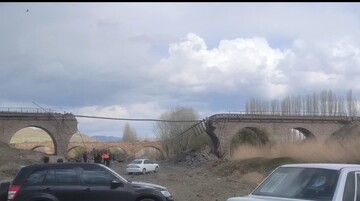 حمله هوایی به پل راه آهن در نزدیکی روستای امین آباد