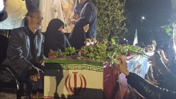 تشییع پیکر مطهر شهید «حسین عشقی» در مشهد