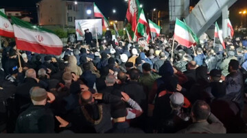 راهپیمایی رامسری ها در سی و هشتمین شب خروش سراسری