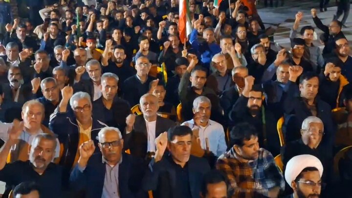 راهپیمایی و اجتماع باشکوه مردم آبدان