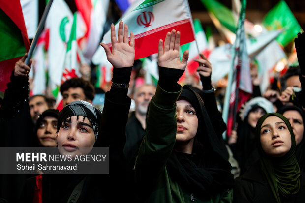 Tehraners denounce US-Israeli aggression against Iran
