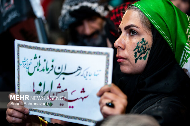 Tehraners denounce US-Israeli aggression against Iran
