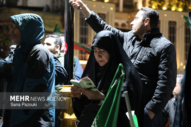 اجتماع حمایت از رزمندگان در مقابله با دشمن آمریکایی - صهیونی