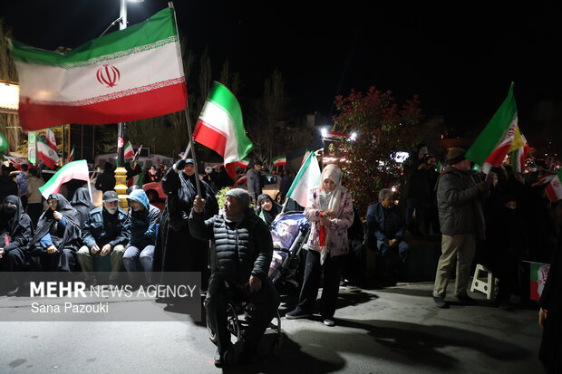 Tehraners denounce US-Israeli aggression against Iran
