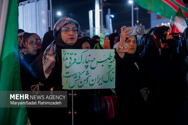 وداع با ۲ شهید در فسا