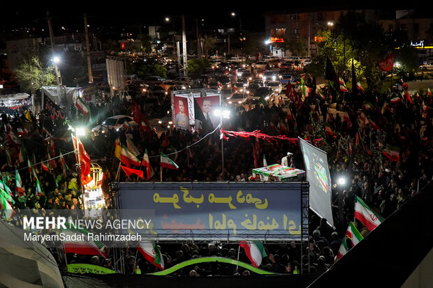 وداع با ۲ شهید در فسا