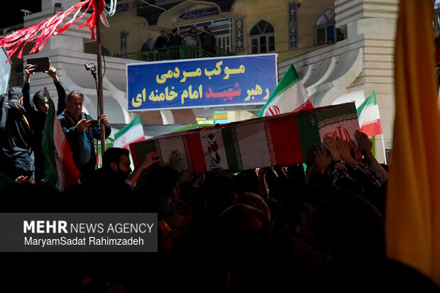وداع با ۲ شهید در فسا