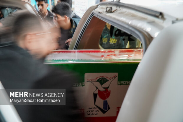 وداع با ۲ شهید در فسا