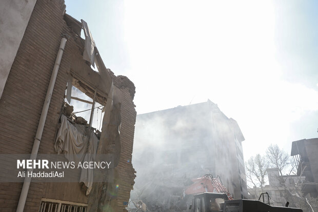 US-Israeli aggressors attack a synagogue in Tehran
