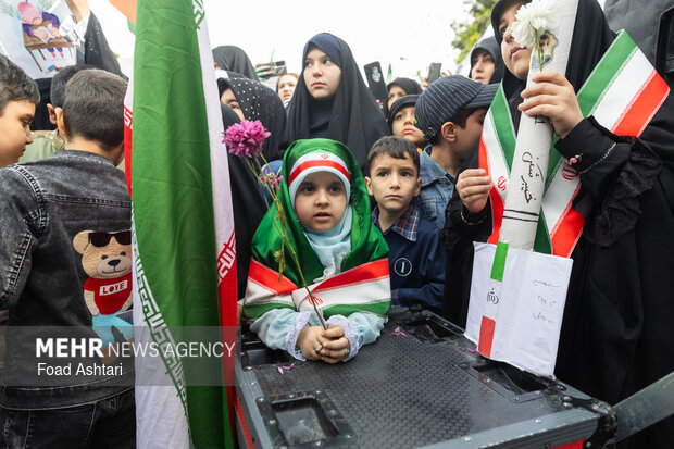Minab School girls commemorated in Tehran after 40th day
