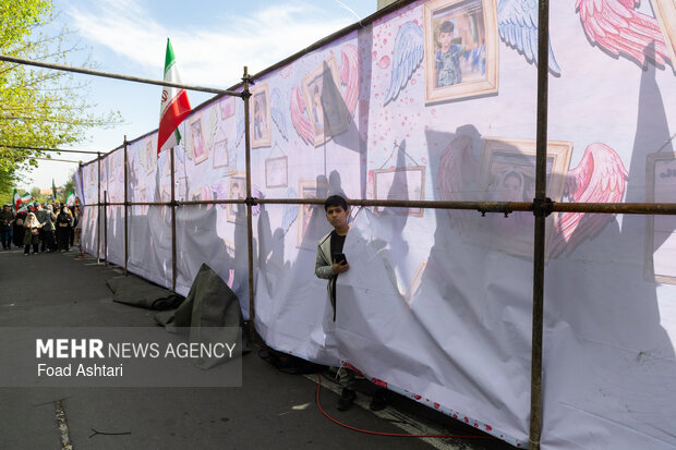 Minab School girls commemorated in Tehran after 40th day
