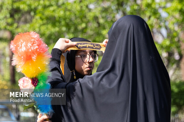 Minab School girls commemorated in Tehran after 40th day
