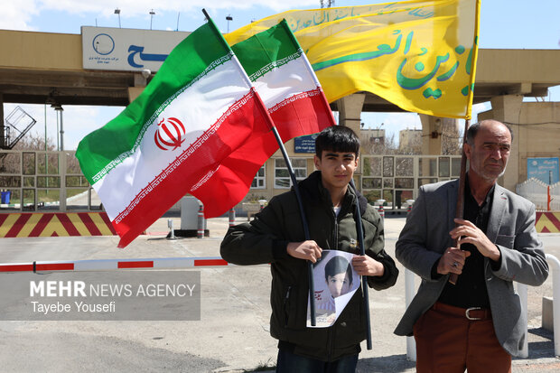 زنجیره انسانی در محکومیت تهدید زیرساخت های انرژی در همدان