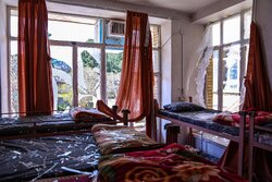 آثار تجاوز صهیونی-آمریکایی به اردوگاه فرهنگی سلیمان خاطر در سنندج