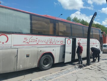 اتوبوس حیات؛ صف‌های اهدای خون در زیراب