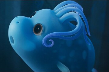 اولین تصویر از انیمیشن سازنده «انگل» دیده شد؛ ماجراجویی‌ یک ماهی مرکب!