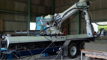 روباتی که یک شبه ایستگاه قطار ساخت