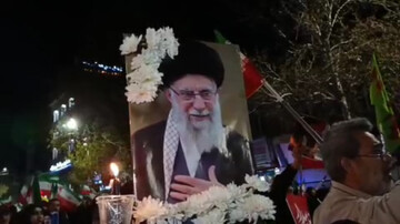 تصاویر هوایی از حماسه حضور مردم ارومیه در خیابان