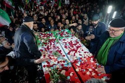 مراسم وداع با پیکر مطهر سردار رشید اسلام شهید سید یزدان میر