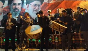 نوای «چمرونه» چهلمین روز شهادت رهبر امت در نورآباد پیچید