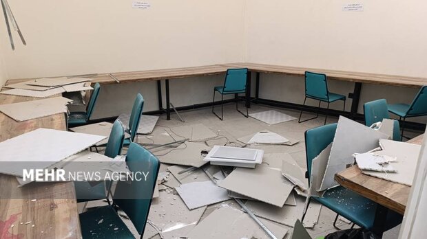 حملات جنایتکارانه دشمن آمریکایی- صهیونیستی به کتابخانه مرکزی خرم‌آباد