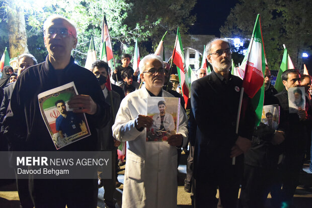 تشییع پیکر مطهر شهید حسین عشقی در مشهد